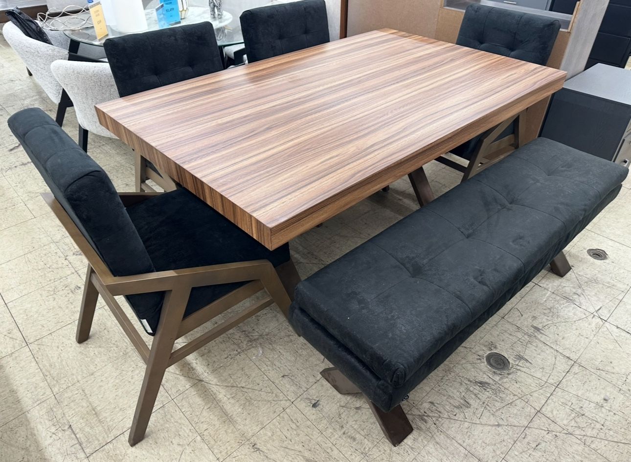 New Dining Table With 4 Chairs And Bench