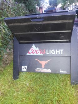 Coors light bbq. Grill for tailgaters