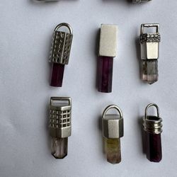 Handmade Gemstone Pendants – Natural Ruby & Afghan Tourmaline