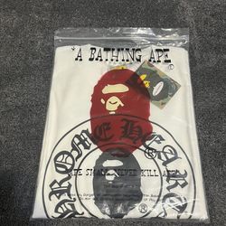 BAPE x Chrome Hearts Baby Milo T-shirt White 