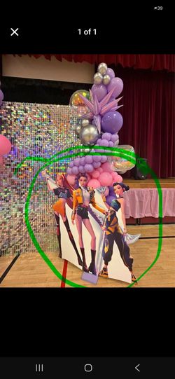 Kpop Demon Hunters/ Huntrx Party Stand & Background