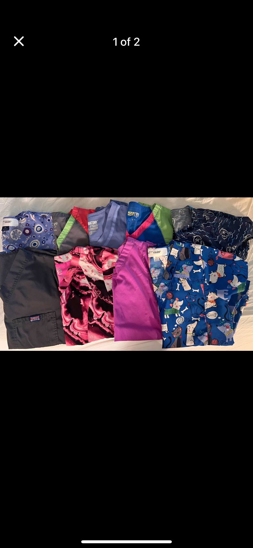 Woman’s Scrub top and bottoms