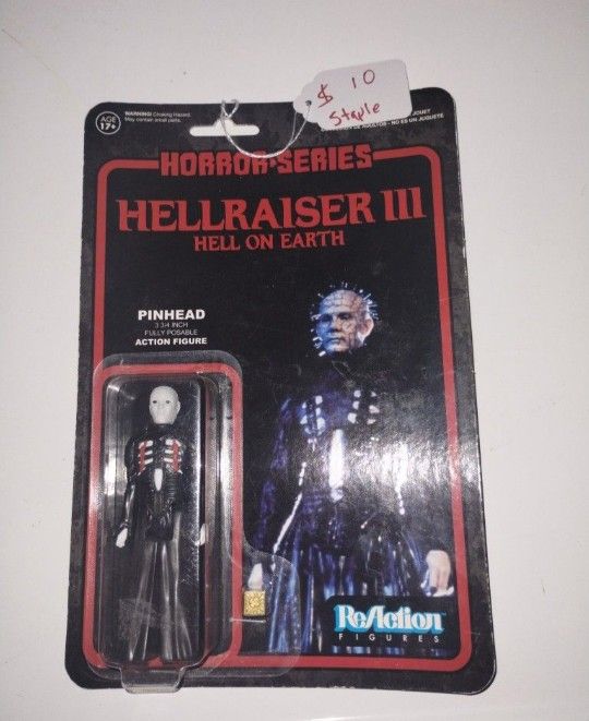 Hellraiser Pinhead Halloween Horror Reaction Figure