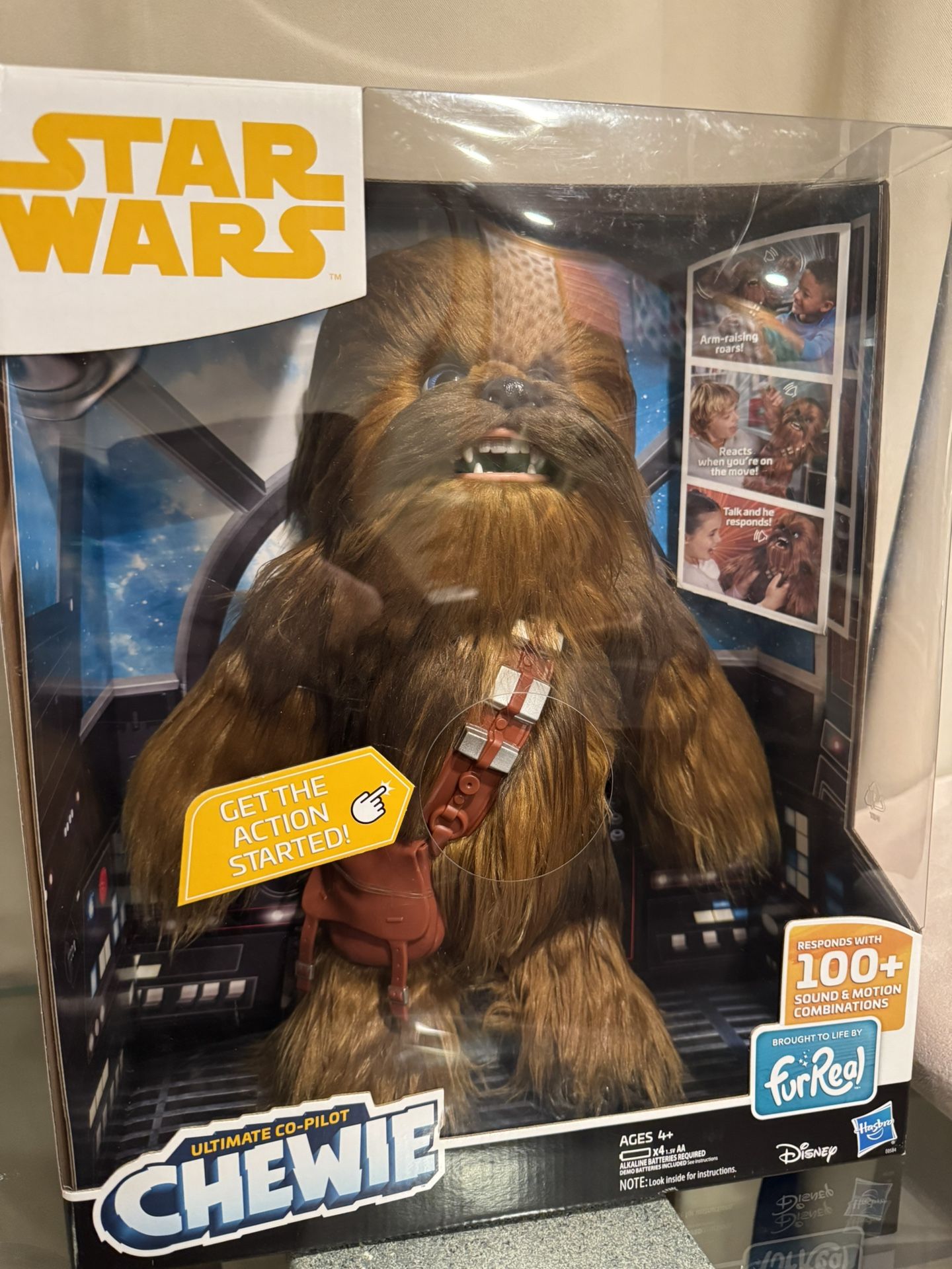 Star Wars Fur Real Chewie New