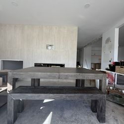 P.G.T Reclaimed Wood Dining Table 