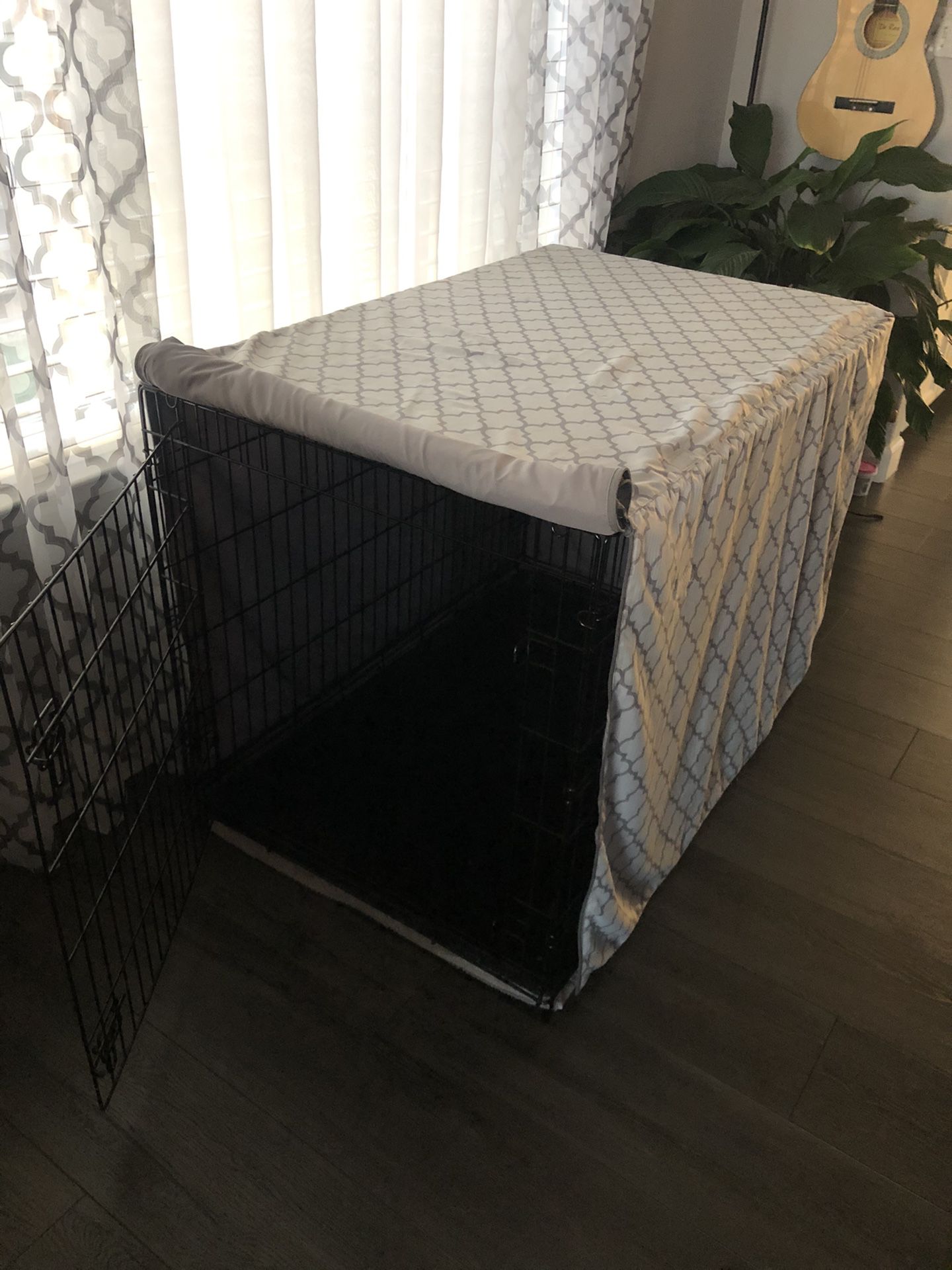 XL 42” Dog Crate with Cover