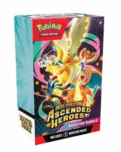 Mega evolution ascended heroes booster bundle 6 pack
