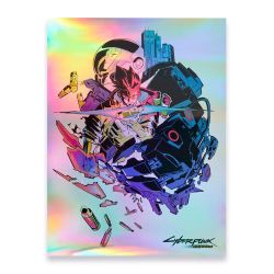 Cyberpunk Edge Runners David & Lucy Lithograph poster 400 x 300 mm SDCC 2024