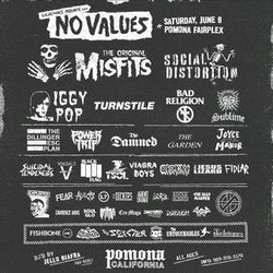 No Values Pomona GA Tickets Misfits Social Distortion Punk
