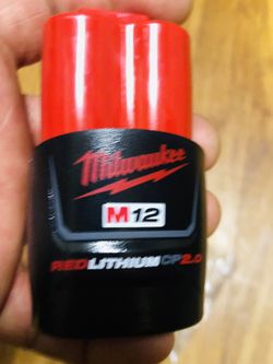 Milwaukee M12 RedLithium CP 2.0 aH Battery. New/Never Been Used!