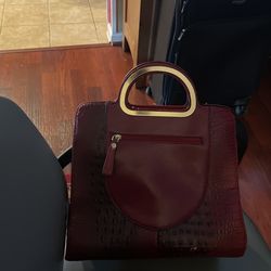 Burgundy Purse