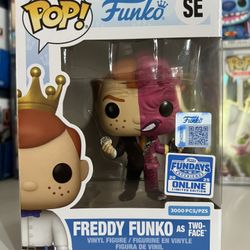 Funko Pop Fundays 2025 Freddy As Two-Face