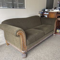 Two Gorgeous Sofas, Green Brown