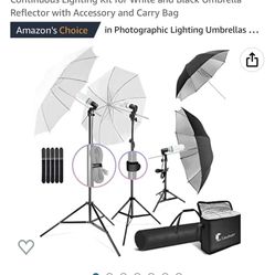 Lots Of Photography, Equipment, Lights, Umbrellas, Lighting Turn All Of That