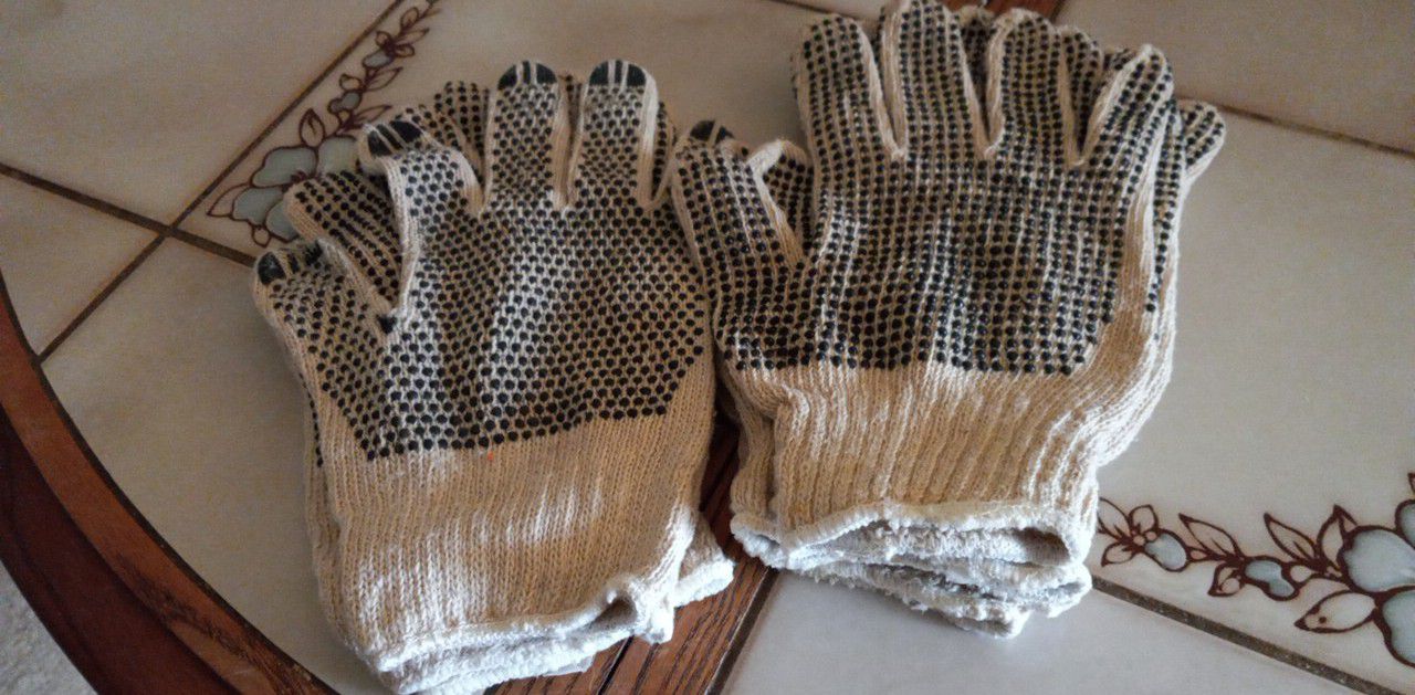 3 Pair Work Gloves 