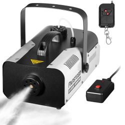 Fog Machine 1000W with Wireless Remote Control and Manual Control