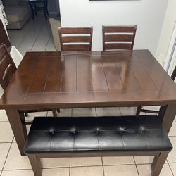 Dining Room Table With Bench 