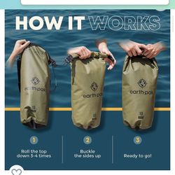 Waterproof Dry Bag 10 liter BLACK only 