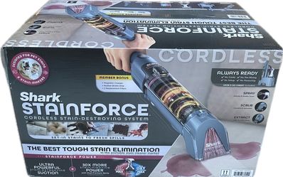 Shark StainForce Cordless Portable Spot, Stain, & Odor Remover System HX105