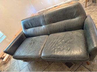 Free West Elm leather live seat