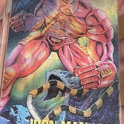 The Best Marvel Card Ever Produced : 1995 Fleer Marvel Masterpieces Mirage Avengers Limited Edition 1 of 2