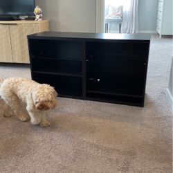 Tv Stand And 2 X 3 Cube Shelf