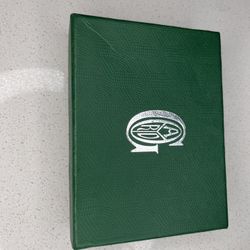 Green Leather Goyard Cardholder 