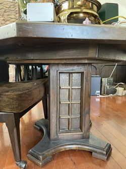 Free Dining Table Barrel Back Chairs And Buffett