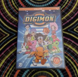 Digimon Season 1 Vol 1 DVD 3 Disk Set