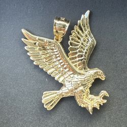 14K EAGLE PENDANT