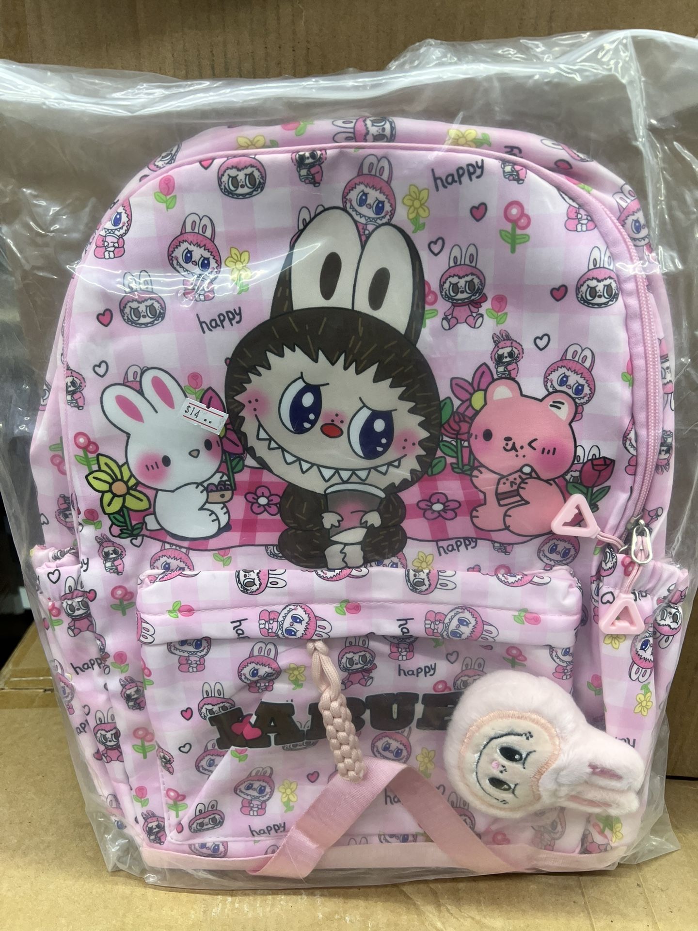 labubo kids backpack