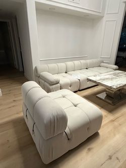 mario bellini 4 piece sectional sofa
