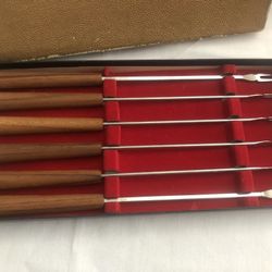 Vintage Set Of Fondue Forks