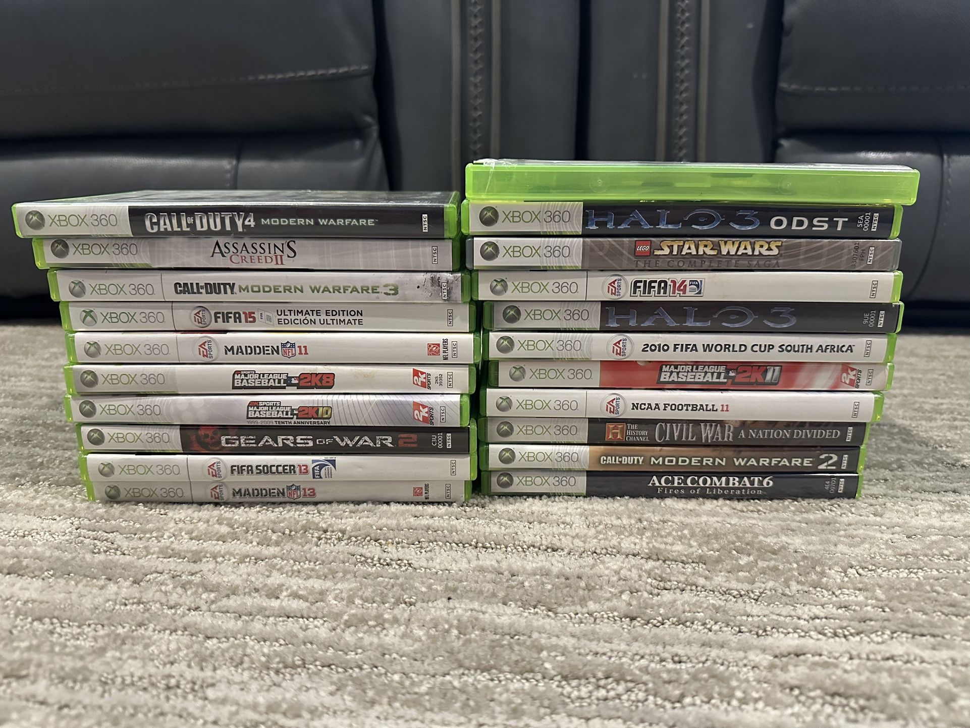 Xbox 360 Games – Call of Duty / Halo / Sports / More – Bundle