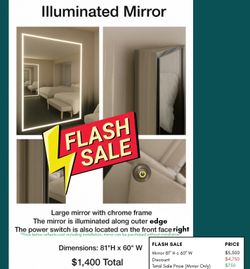 One Of A Kind Led Mirror