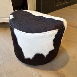 Cowhide stool (artificial)