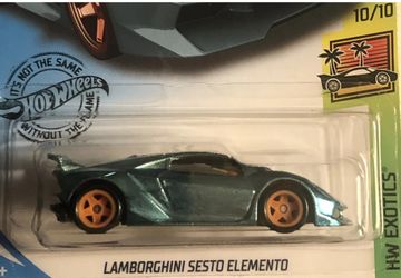 2020 HOT WHEELS LAMBORGHINI SESTO ELEMENTO SUPER TREASURE HUNT 