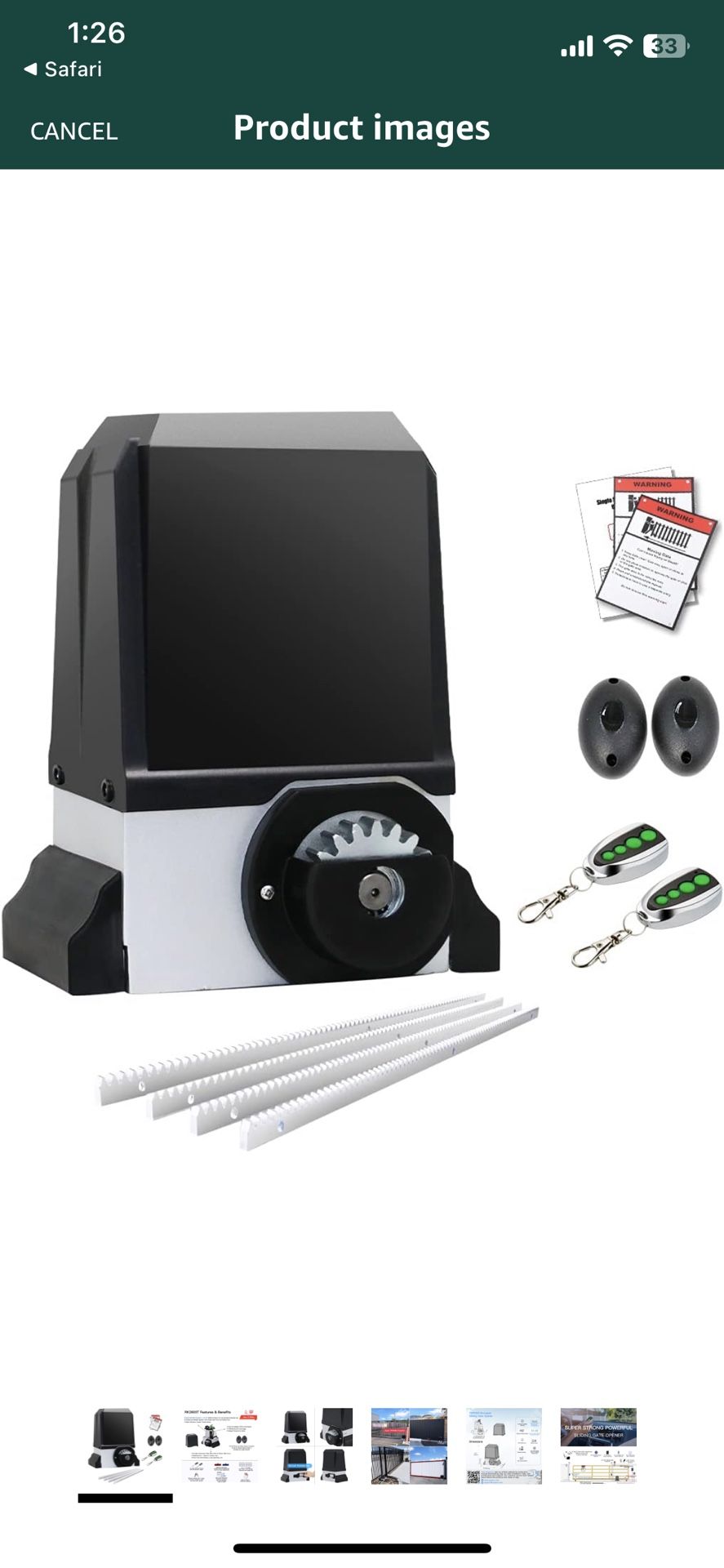 Automatic Sliding Gate Opener Gate Motor