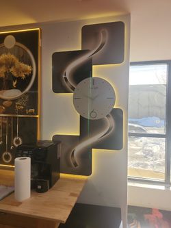 Home Improvement Beautiful Clock Decor LED