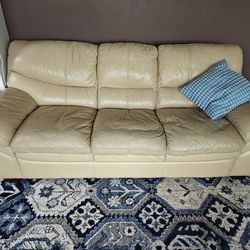 Genuine Leather Sofa Set For Sale