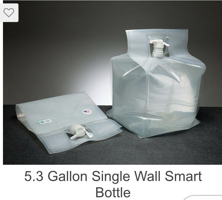 Set of 2 - Emergency Water Bottle 5.3 gallons