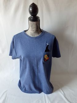 Tweety/Sylvester women's embroided bluet short sleeve t-shirt size M