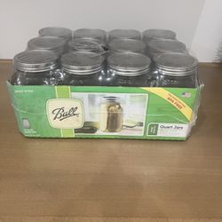 New Quart Canning Jars 