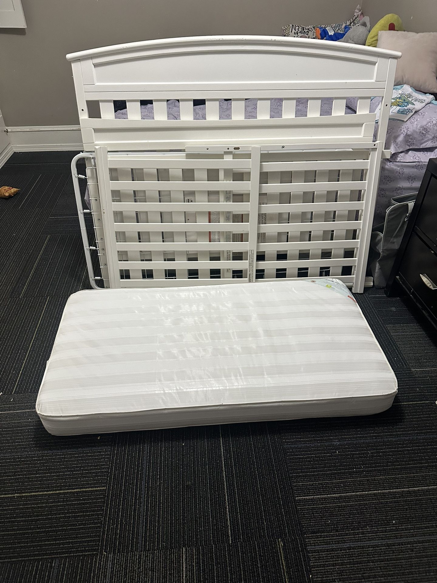 Baby Crib And Mattress