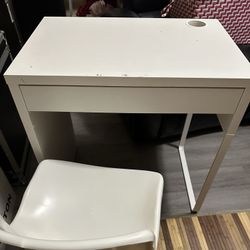 Small desk with chair