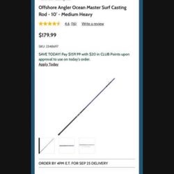 Ocean Master Surf Rod & Daiwa BG 5000