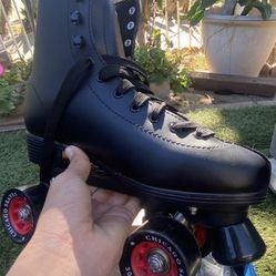 Mens Roller Skates Size 8 Black 