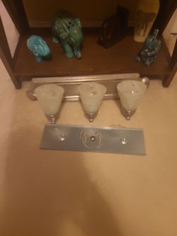 Light fixtures, Medicine Cabinet,  and Mirrors