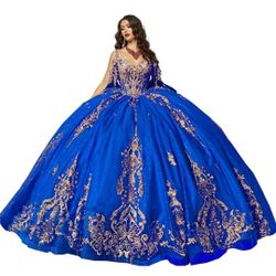 Gown Dress Royal Blue