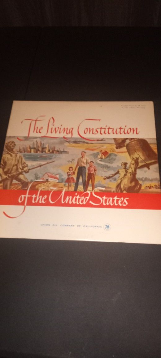 Vintage Record "THE LIVING CONSTITUTION OF THE UNITED STATES" 